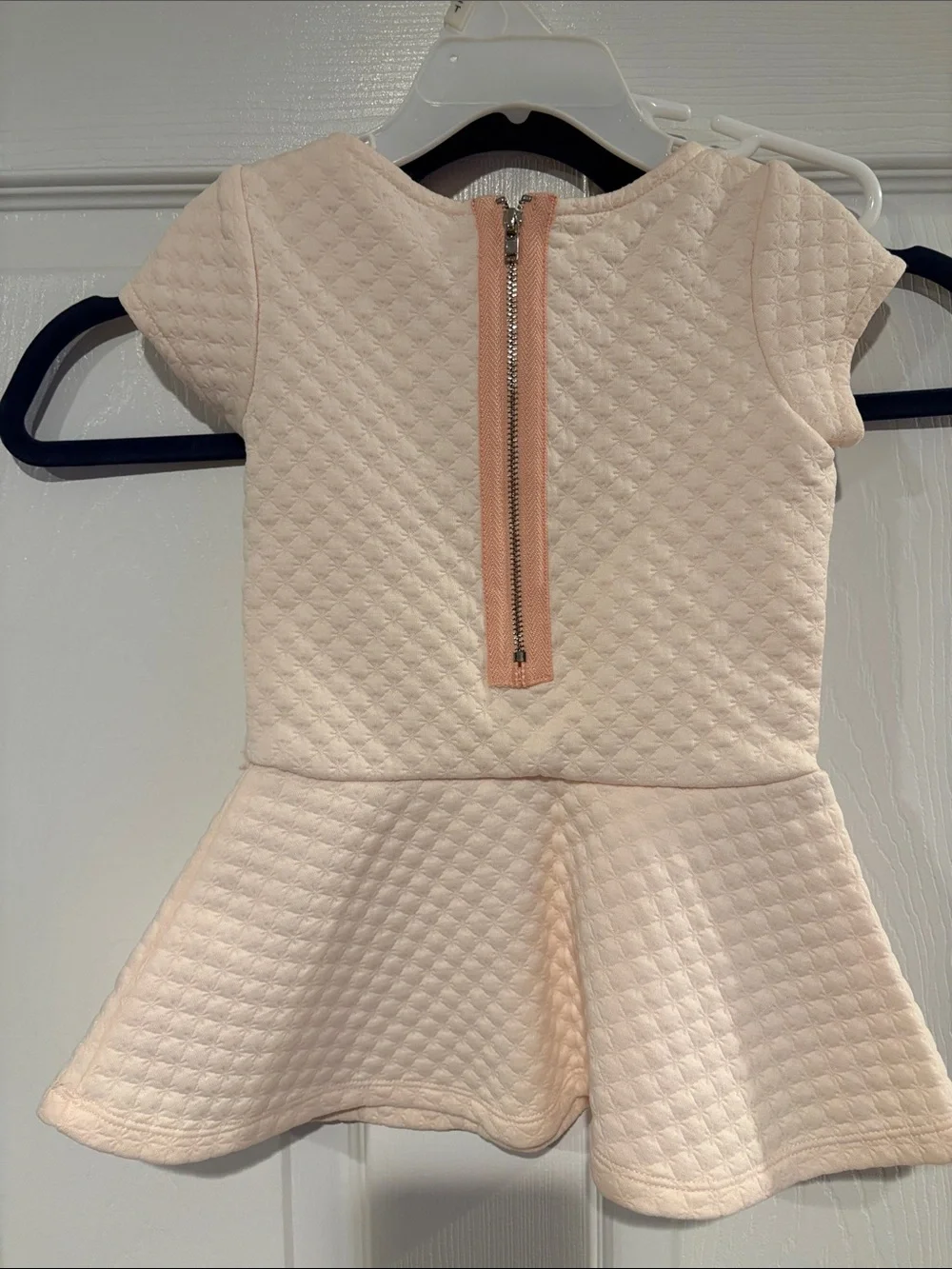 Toddler peplum style top
